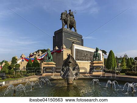 King Rama I Monument, elephant, roundabout, Buri Ram, Buriram Province, Isan, Isaan, Thailand, Asia View Large Photo Image Stock Image - King Rama I Monument, elephant, roundabout, Buri Ram, Buriram Province, Isan, Isaan, Thailand, Asia. Fotosearch