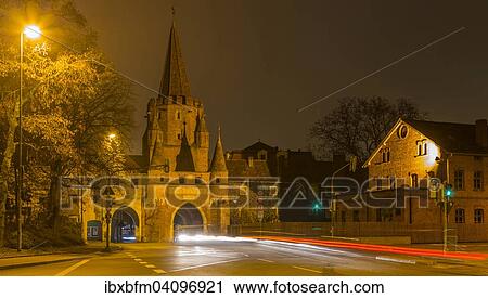 Kreuztor gate, 1385, at night, landmark building, city wall, Ingolstadt, Upper Bavaria, Bavaria, Germany, Europe View Large Photo Image Stock Image - Kreuztor gate, 1385, at night, landmark building, city wall, Ingolstadt, Upper Bavaria, Bavaria, Germany, Europe. Fotosearch