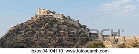 Kumbhalgarh Fort, Rajasthan, India, Asia View Large Photo Image Stock Image - Kumbhalgarh Fort, Rajasthan, India, Asia. Fotosearch