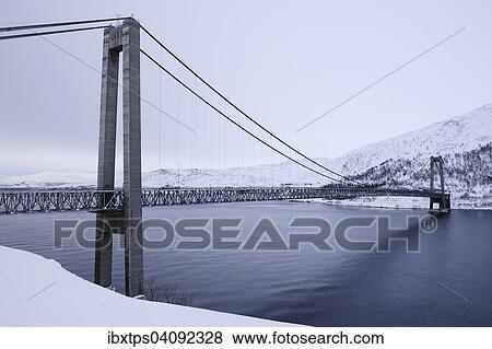 Kvalsund bridge, Kvalsundfjord, Kvalsund, Hammerfest, Finnmark County, Norway, Europe View Large Photo Image Stock Photo - Kvalsund bridge, Kvalsundfjord, Kvalsund, Hammerfest, Finnmark County, Norway, Europe. Fotosearch