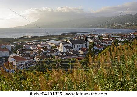 Lajes do Pico, Pico, Azores, Portugal, Europe View Large Photo Image Stock Photograph - Lajes do Pico, Pico, Azores, Portugal, Europe. Fotosearch