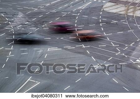 Large road junction, road markings for various turning lanes, Rotterdam, Holland, The Netherlands, Europe View Large Photo Image Stock Image - Large road junction, road markings for various turning lanes, Rotterdam, Holland, The Netherlands, Europe. Fotosearch