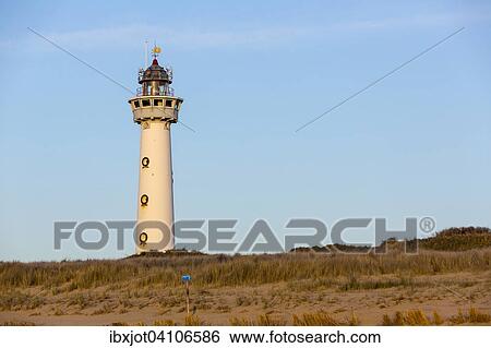 Lighthouse, Egmond aan Zee, North Holland, The Netherlands, Europe View Large Photo Image Stock Photograph - Lighthouse, Egmond aan Zee, North Holland, The Netherlands, Europe. Fotosearch