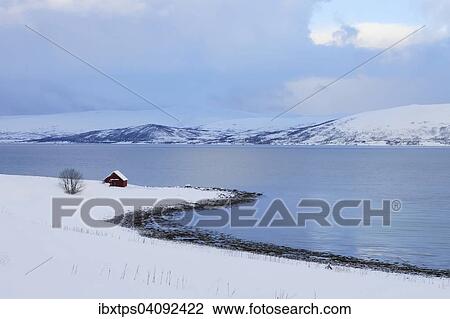 Lonely house on Grotsund, Tromso, Troms, Norway, Europe View Large Photo Image Stock Image - Lonely house on Grotsund, Tromso, Troms, Norway, Europe. Fotosearch