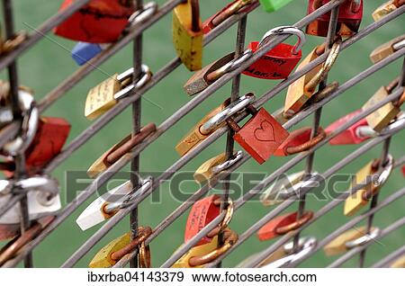 Love padlocks, Baden-Wurttemberg, Germany, Europe View Large Photo Image Stock Photo - Love padlocks, Baden-Wurttemberg, Germany, Europe. Fotosearch