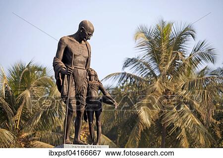 Mahatma Gandhi statue, Velha Goa or Old Goa, near Panaji or Panjim, Goa, India, Asia View Large Photo Image Stock Photo - Mahatma Gandhi statue, Velha Goa or Old Goa, near Panaji or Panjim, Goa, India, Asia. Fotosearch