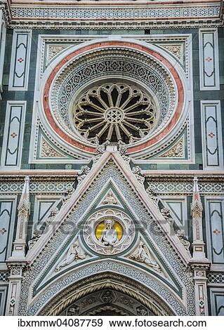 Marble facade of Florence Cathedral, Cattedrale di Santa Maria del Fiore, UNESCO World Heritage Site, Florence, Tuscany, Italy, Europe View Large Photo Image Stock Photo - Marble facade of Florence Cathedral, Cattedrale di Santa Maria del Fiore, UNESCO World Heritage Site, Florence, Tuscany, Italy, Europe. Fotosearch