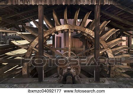 Mill wheel of the grinding mill, 1541, Lauf an der Pegnitz, Middle Franconia, Bavaria, Germany, Europe View Large Photo Image Stock Photo - Mill wheel of the grinding mill, 1541, Lauf an der Pegnitz, Middle Franconia, Bavaria, Germany, Europe. Fotosearch