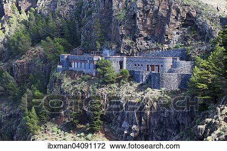 Stock Image - Mirador del Santo, Arure, Valle Gran Rey, La Gomera, Canary Islands, Spain, Europe. Fotosearch