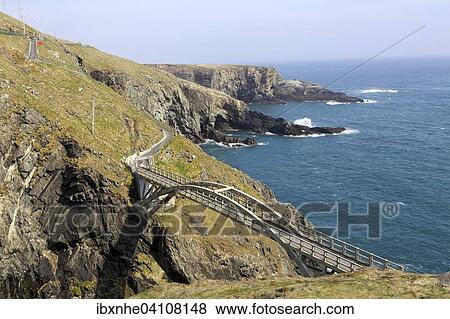 Mizen Head Bridge, County Cork, Ireland, Europe View Large Photo Image Stock Photo - Mizen Head Bridge, County Cork, Ireland, Europe. Fotosearch