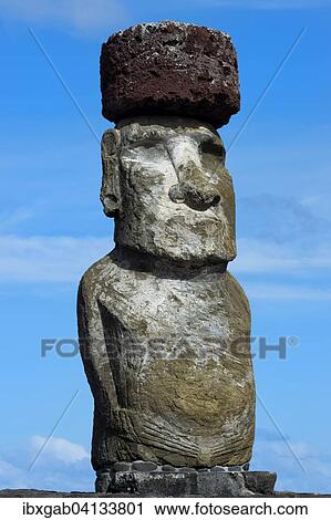 Moai, Ahu Tongariki, Rapa Nui National Park, Unesco World Heritage Site, Easter Island, Chile, South America View Large Photo Image Stock Image - Moai, Ahu Tongariki, Rapa Nui National Park, Unesco World Heritage Site, Easter Island, Chile, South America. Fotosearch
