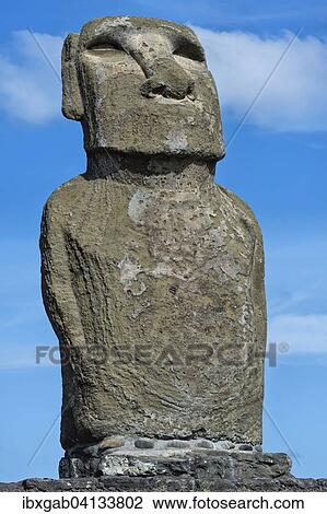 Moai, Ahu Tongariki, Rapa Nui National Park, Unesco World Heritage Site, Easter Island, Chile, South America View Large Photo Image Stock Image - Moai, Ahu Tongariki, Rapa Nui National Park, Unesco World Heritage Site, Easter Island, Chile, South America. Fotosearch