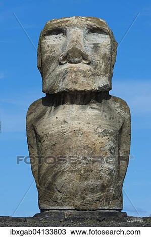 Moai, Ahu Tongariki, Rapa Nui National Park, Unesco World Heritage Site, Easter Island, Chile, South America View Large Photo Image Stock Image - Moai, Ahu Tongariki, Rapa Nui National Park, Unesco World Heritage Site, Easter Island, Chile, South America. Fotosearch