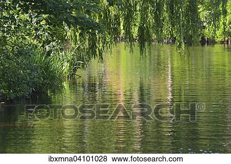 Stock Photo - Moat, Emden, East Frisia, Lower Saxony, Germany, Europe. Fotosearch