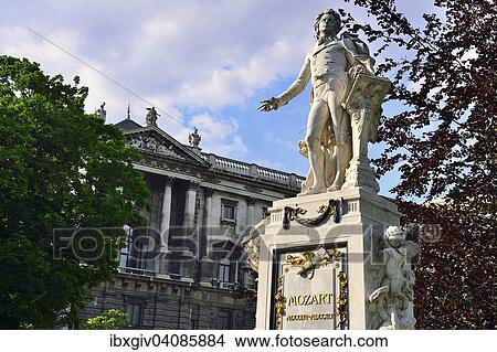 Monument to Wolfgang Amadeus Mozart in the Imperial Castle Garden, Innere Stadt district, Vienna, Austria, Europe View Large Photo Image Picture - Monument to Wolfgang Amadeus Mozart in the Imperial Castle Garden, Innere Stadt district, Vienna, Austria, Europe. Fotosearch