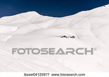 Mountain chalet in snow-covered landscape, Baad, Kleinwalsertal, Vorarlberg, Austria, Europe View Large Photo Image Stock Photo - Mountain chalet in snow-covered landscape, Baad, Kleinwalsertal, Vorarlberg, Austria, Europe. Fotosearch