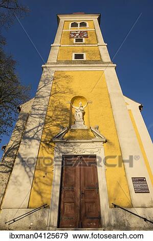 Stock Photo - Mountain Church of St. Martin, Donnerskirchen, Northern Burgenland, Burgenland, Austria, Europe. Fotosearch