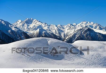 Mountain range of the Valais Alps, from left Weissmies, Fletschhorn, Dufour Peak, Allalinhorn, Alphubel, Mischabel group, Bettmeralp, Canton of Valais, Switzerland, Europe View Large Photo Image Stock Photograph - Mountain range of the Valais Alps, from left Weissmies, Fletschhorn, Dufour Peak, Allalinhorn, Alphubel, Mischabel group, Bettmeralp, Canton of Valais, Switzerland, Europe. Fotosearch