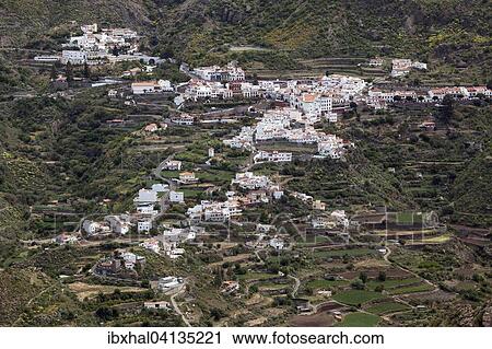 Mountain village Tejeda, Gran Canaria, Canary Islands, Spain, Europe View Large Photo Image Stock Image - Mountain village Tejeda, Gran Canaria, Canary Islands, Spain, Europe. Fotosearch
