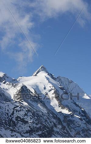 Stock Image - Mt Grossglockner, High Tauern National Park, Carinthia, Austria, Europe. Fotosearch