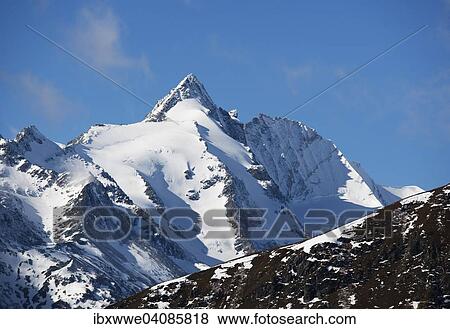Mt Grossglockner, High Tauern National Park, Carinthia, Austria, Europe View Large Photo Image Stock Photo - Mt Grossglockner, High Tauern National Park, Carinthia, Austria, Europe. Fotosearch
