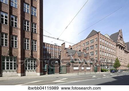 Neuer Stahlhof, also Stummhaus, built in 1926 as an extension of the steel yard, home of the Steel Works Association AG, architect Paul Bonatz, brick expressionism, Dusseldorf, Rhineland, North Rhine-Westphalia, Germany, Europe View Large Photo Image Stock Photo - Neuer Stahlhof, also Stummhaus, built in 1926 as an extension of the steel yard, home of the Steel Works Association AG, architect Paul Bonatz, brick expressionism, Dusseldorf, Rhineland, North Rhine-Westphalia, Germany, Europe. Fotosearch