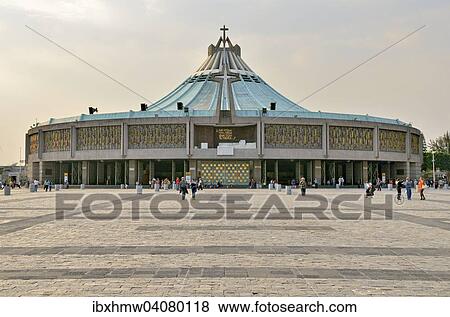 New basilica, Basilica of Our Lady of Guadalupe, Basilica de Nuestra Senora de Guadalupe Nuevo, Mexico City, Federal District, Mexico, North America View Large Photo Image Stock Photo - New basilica, Basilica of Our Lady of Guadalupe, Basilica de Nuestra Senora de Guadalupe Nuevo, Mexico City, Federal District, Mexico, North America. Fotosearch