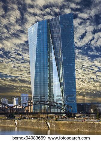 New headquarters of the European Central Bank, Frankfurt am Main, Hesse, Germany, Europe View Large Photo Image Stock Photo - New headquarters of the European Central Bank, Frankfurt am Main, Hesse, Germany, Europe. Fotosearch