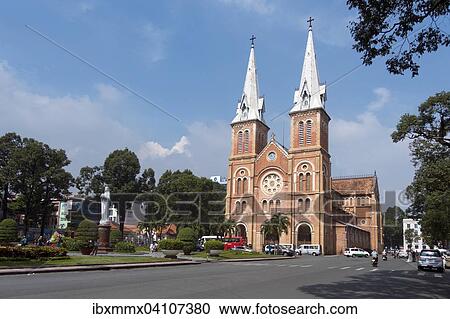 Notre Dame Church, Ho Chi Minh City, Vietnam, Asia View Large Photo Image Stock Image - Notre Dame Church, Ho Chi Minh City, Vietnam, Asia. Fotosearch