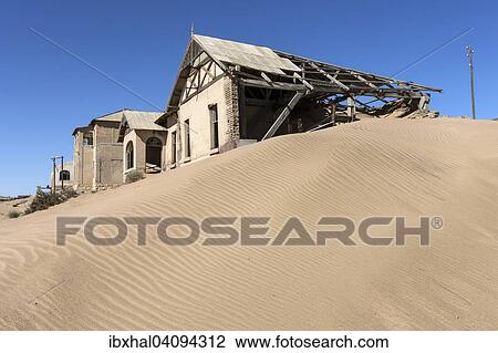 Old houses in the former diamond town, now a ghost town, Kolmanskop, Kolmannskuppe, near Luderitz, Namibia, Africa View Large Photo Image Stock Image - Old houses in the former diamond town, now a ghost town, Kolmanskop, Kolmannskuppe, near Luderitz, Namibia, Africa. Fotosearch