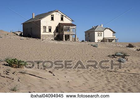 Old houses in the former diamond town, now a ghost town, Kolmanskop, Kolmannskuppe, near Luderitz, Namibia, Africa View Large Photo Image Stock Photography - Old houses in the former diamond town, now a ghost town, Kolmanskop, Kolmannskuppe, near Luderitz, Namibia, Africa. Fotosearch