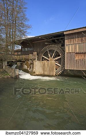 Old sawmill with water wheel, Schnaittach, Middle Franconia, Bavaria, Germany, Europe View Large Photo Image Stock Photo - Old sawmill with water wheel, Schnaittach, Middle Franconia, Bavaria, Germany, Europe. Fotosearch