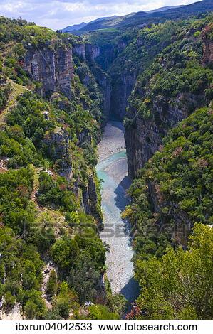Osum Gorge, near Berat, Albania, Europe View Large Photo Image Stock Image - Osum Gorge, near Berat, Albania, Europe. Fotosearch