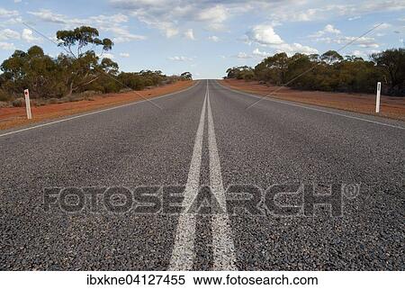 Stock Photography - Outback road, Western Australia, Australia, Oceania. Fotosearch