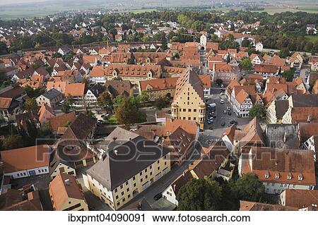 Overlooking the roofs of the medieval town, Nordlingen, Bavaria, Germany, Europe View Large Photo Image Stock Image - Overlooking the roofs of the medieval town, Nordlingen, Bavaria, Germany, Europe. Fotosearch