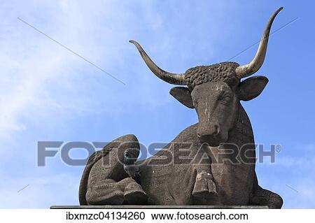 Ox sculpture from 1599 on the Fleischbrucke bridge, Nuremberg, Middle Franconia, Bavaria, Germany, Europe View Large Photo Image Stock Image - Ox sculpture from 1599 on the Fleischbrucke bridge, Nuremberg, Middle Franconia, Bavaria, Germany, Europe. Fotosearch