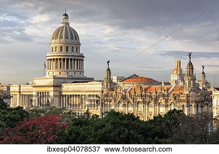 Parque Central on Paseo de Marti, Capitol, El Capitolio, Gran Teatro, theatre, Centro Habana, Havana, Ciudad de La Habana, Cuba, North America View Large Photo Image Stock Photo - Parque Central on Paseo de Marti, Capitol, El Capitolio, Gran Teatro, theatre, Centro Habana, Havana, Ciudad de La Habana, Cuba, North America. Fotosearch