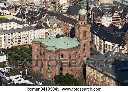Paulskirche or St. Paul's Church, view from the Main Tower, Frankfurt am Main, Hesse, Germany, Europe View Large Photo Image Stock Photography - Paulskirche or St. Paul's Church, view from the Main Tower, Frankfurt am Main, Hesse, Germany, Europe. Fotosearch