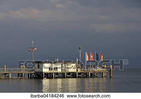 Pier on Lake Constance, Hagnau, Baden-Wurttemberg, Germany, Europe View Large Photo Image Stock Photograph - Pier on Lake Constance, Hagnau, Baden-Wurttemberg, Germany, Europe. Fotosearch