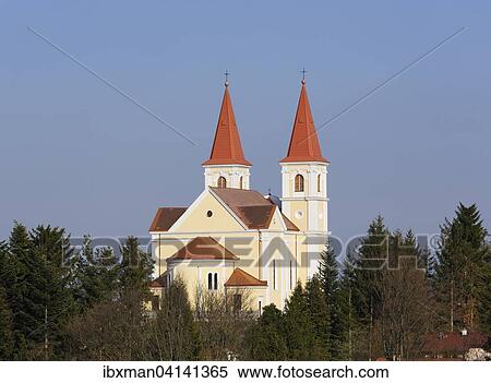 Pilgrimage church Maria Schnee, Kaltenberg, Bucklige Welt, Industrial Quarter, Lower Austria, Austria, Europe View Large Photo Image Stock Photography - Pilgrimage church Maria Schnee, Kaltenberg, Bucklige Welt, Industrial Quarter, Lower Austria, Austria, Europe. Fotosearch