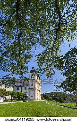 Stock Photography - Pilgrimage church of Maria Plain, Bergheim, Flachgau, Salzburg State, Austria, Europe. Fotosearch