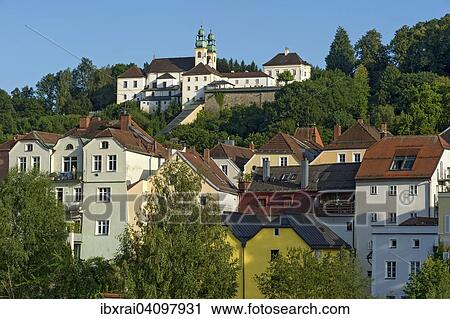 Pilgrimage Church of Mariahilf Monastery, Passau, Lower Bavaria, Bavaria, Germany, Europe View Large Photo Image Stock Image - Pilgrimage Church of Mariahilf Monastery, Passau, Lower Bavaria, Bavaria, Germany, Europe. Fotosearch