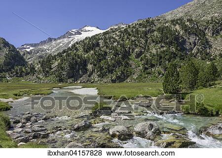 Plan de Aiguallut, Benasque, Aragon, Spain, Europe View Large Photo Image Stock Photo - Plan de Aiguallut, Benasque, Aragon, Spain, Europe. Fotosearch