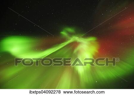 Polar lights, Aurora borealis, Lapland, Finland, Europe View Large Photo Image Stock Photo - Polar lights, Aurora borealis, Lapland, Finland, Europe. Fotosearch
