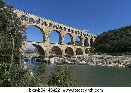 Pont du Gard, Vers-Pont-du-Gard, Languedoc-Roussillon, France, Europe View Large Photo Image Stock Image - Pont du Gard, Vers-Pont-du-Gard, Languedoc-Roussillon, France, Europe. Fotosearch