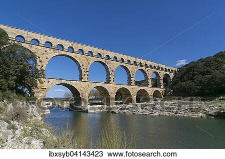 Pont du Gard, Vers-Pont-du-Gard, Languedoc-Roussillon, France, Europe View Large Photo Image Stock Image - Pont du Gard, Vers-Pont-du-Gard, Languedoc-Roussillon, France, Europe. Fotosearch
