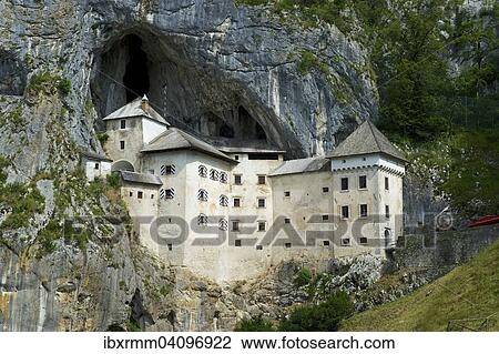 Stock Image - Predjama Castle, Predjamski Grad, Predjama, near Postojna, Slovenia, Europe. Fotosearch