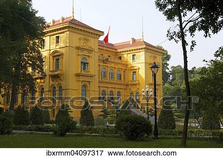 Stock Photo - Presidential Palace, Hanoi, Vietnam, Asia. Fotosearch
