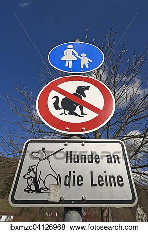 Prohibitive signs for dogs, Egloffstein, Upper Franconia, Bavaria, Germany, Europe View Large Photo Image Stock Photo - Prohibitive signs for dogs, Egloffstein, Upper Franconia, Bavaria, Germany, Europe. Fotosearch