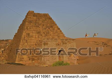 Pyramid of the south cemetery of Meroe, Black Pharaohs, Nubia, Nahr an-Nil, Sudan, Africa View Large Photo Image Stock Image - Pyramid of the south cemetery of Meroe, Black Pharaohs, Nubia, Nahr an-Nil, Sudan, Africa. Fotosearch